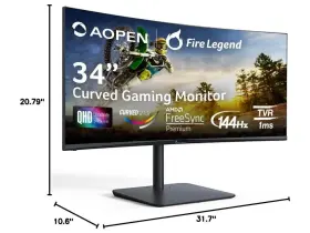 UM.CW5AA.P02 ACER AMERICA Aopen Pbmiiphx Curved Uwqhd Monitor #3