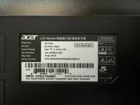 G276HL ACER Display Gaming Monitor Vga Dvi Cable Stand #3