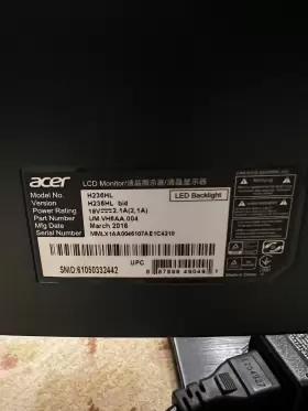K5A38AA ACER Aba Lcd Monitor Vga Dvi Hdmi #3