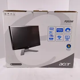 P203W ACER Lcd Monitor Dvi Hdcp Crystalbrite Ecolor Adm Box