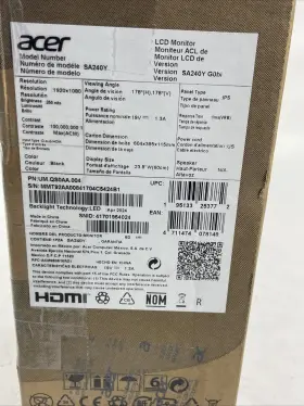 SA240Y ACER Lcd Monitor Box #3