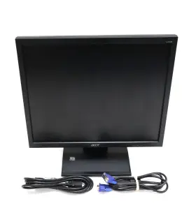 V193D ACER Lcd Monitor Vga Et Cables Stand