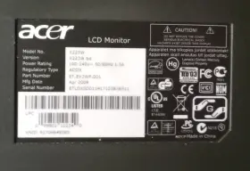 X223 ACER Lcd Monitor Cosmetics Screen #3