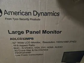 ALCD32MPB AMERICAN DYNAMICS Led Public View Monitor Camera