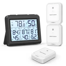 B0DL9VD8M4 AMIR Digital Thermometer Hygrometer Channels