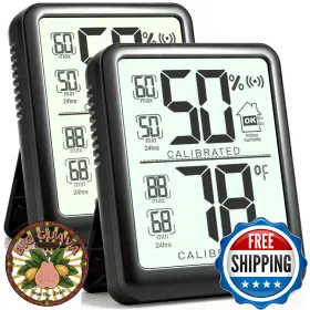 B0CG1SMHKL ANTONKI Digital Thermometer Hygrometer Humidity