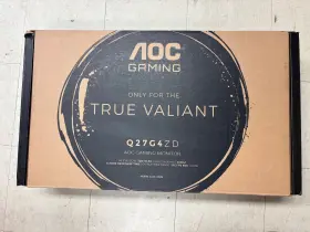 685417739080 AOC Valiant Qd Oled Gaming Monitor Qhd