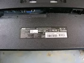 C27G2 AOC Led Curved Gaming Monitor Cracked Screen #2