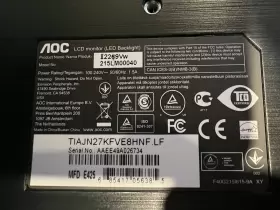 I2269VW AOC Ips Led Dvi Vga Monitor #3