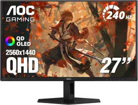 Q27GAZD AOC Qd Oled Gaming Monitor Hdr Adaptive Sync Hdmi
