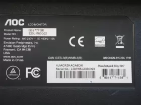 Q3277PQU AOC Quad Monitor #2