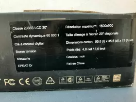 TFT20W90PS AOC Widescreen Lcd Monitor Box #3
