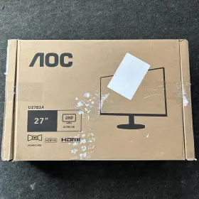 U27B3A AOC Ips Uhd Frameless Monitor Display Port Hdmi