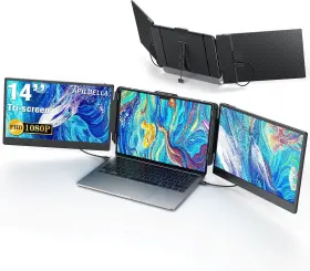 313115780768 APILDELLA Triple Laptop Screen Extender Fhd Dual