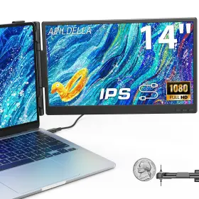 B1655 APILDELLA Dual Laptop Screen Extender Fhd Monitor