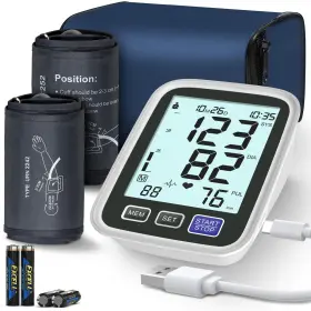 B09TTSYM39 AQESO Bp Upper Arm Cuffs Accurate Backlit Lcd