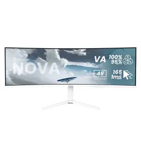 AZ-NO-49TUW165-WT AROZZI Nova Curved Gaming Monitor Dual Qhd