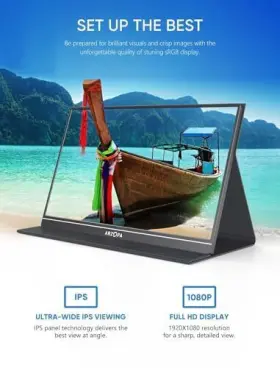 975114120095 ARZOPA Monitor Fhd Laptop Usb Hdmi Display #3