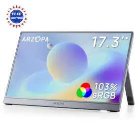 Z1C-PLUS ARZOPA Monitor Fhd Ips Gaming Laptop Hdmi Usb Srgb