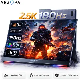Z3FC-180HZ-2K ARZOPA Monitor Qhd Ips Xbox Mac