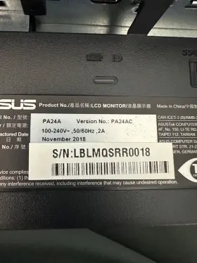 PA24AC ASUS Proart Display Monitor Usb Hdr #3