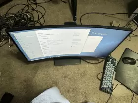 VG27VQ ASUS Tuf Gaming Curved Monitor Up