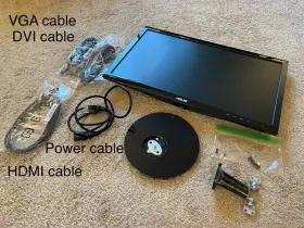 VS228TP ASUS Led Lcd Monitor Speakers #3
