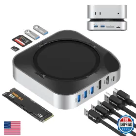 B0FMJCDDSR BAOZEE Mac Mini Dock Nvme Ssd Enclosure Docking Fo