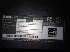 GL2460-B BENQ Vga Dvi Hdmi Monitor Stand Scratched #2