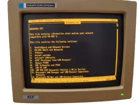 OM-123N BTC Amber Monochrome Crt Monitor