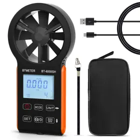 B0BG7L7XCQ BTMETER Cfm Anemometer Wind Air Flow Meter Gauge