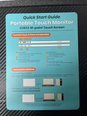 C15T2 CASKING Monitor Touchscreen Freestanding Touch Usb #3