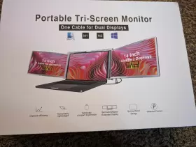 UP133N01 CIDETTY Screen Laptop Monitor Extender Triple UP133N01 CIDETTY Screen Laptop Monitor Extender Triple