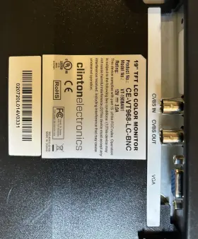 CE-VT968-LC-BNC CLINTON Tft Lcd Monitor Vt #3