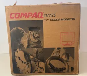 CV735 COMPAQ Crt Display Monitor Gaming Box
