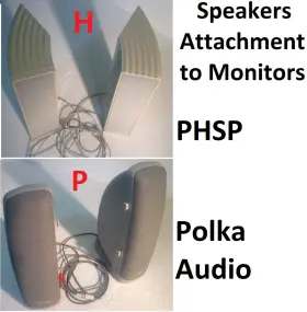 PHSP61145912 COMPAQ Monitor Attache Multimedia Hanger Speaker