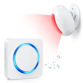 B0DG21PQNY COTINSE Wireless Motion Sensor Alarm Door Chime