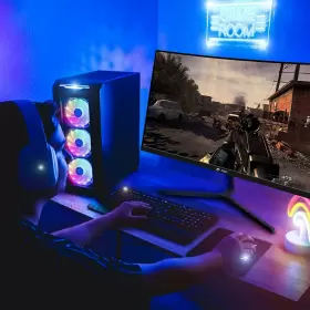CR240DM CRUA Curved Gaming Monitor Fhd Frameless Led Line #3