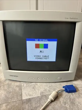531X DAEWOO Crt Monitor High Refresh Rate #2