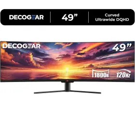 VIEW495K DECO Gear Curved Ultrawide Gaming Monitor