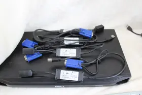 036JDV DELL Kmm Lcd Rackmount Monitor Server Rack Kvm Rails #3