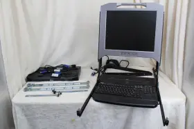036JDV DELL Kmm Lcd Rackmount Monitor Server Rack Kvm Rails