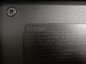 E2216H DELL Widescreen Lcd Monitor Vga #2