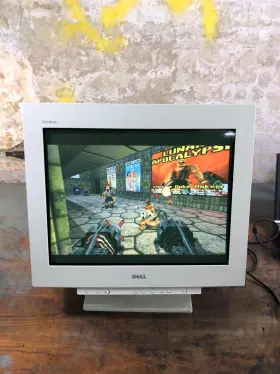 20241001 DELL Ultrascan Sony Trinitron Vga Video Monitor Crt
