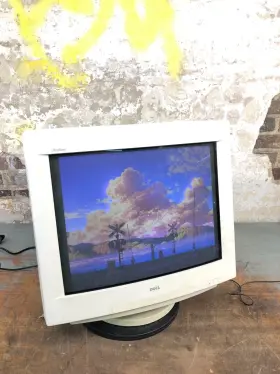 20250218 DELL Mitsubishi Diamond Pro Crt Monitor Gaming