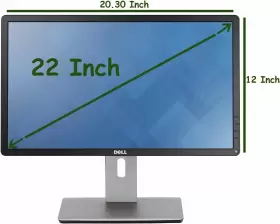 P2214HT DELL Widescreen Lcd Monitor Dp Dvi Vga Cords #3