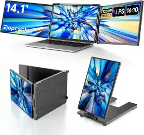 DR145-US-CA DOPESPLAY Laptop Screen Extender Fhd Ips Triple