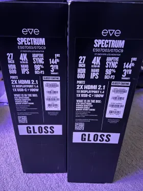ES07D03-07D DOUGH Spectrum Glossy Nano Ips Monitors