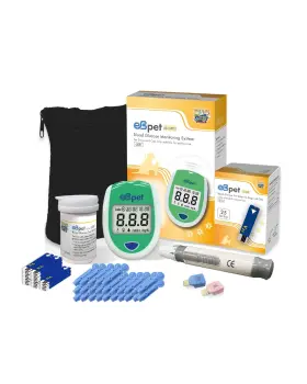 B0CJXFFZYD EBMONITOR Ebpet Blood Glucose Monitor Dogs Cats
