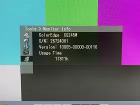 0FTD1428 EIZO Coloredge Calibrating Dvi Dp Lcd Monitor #2